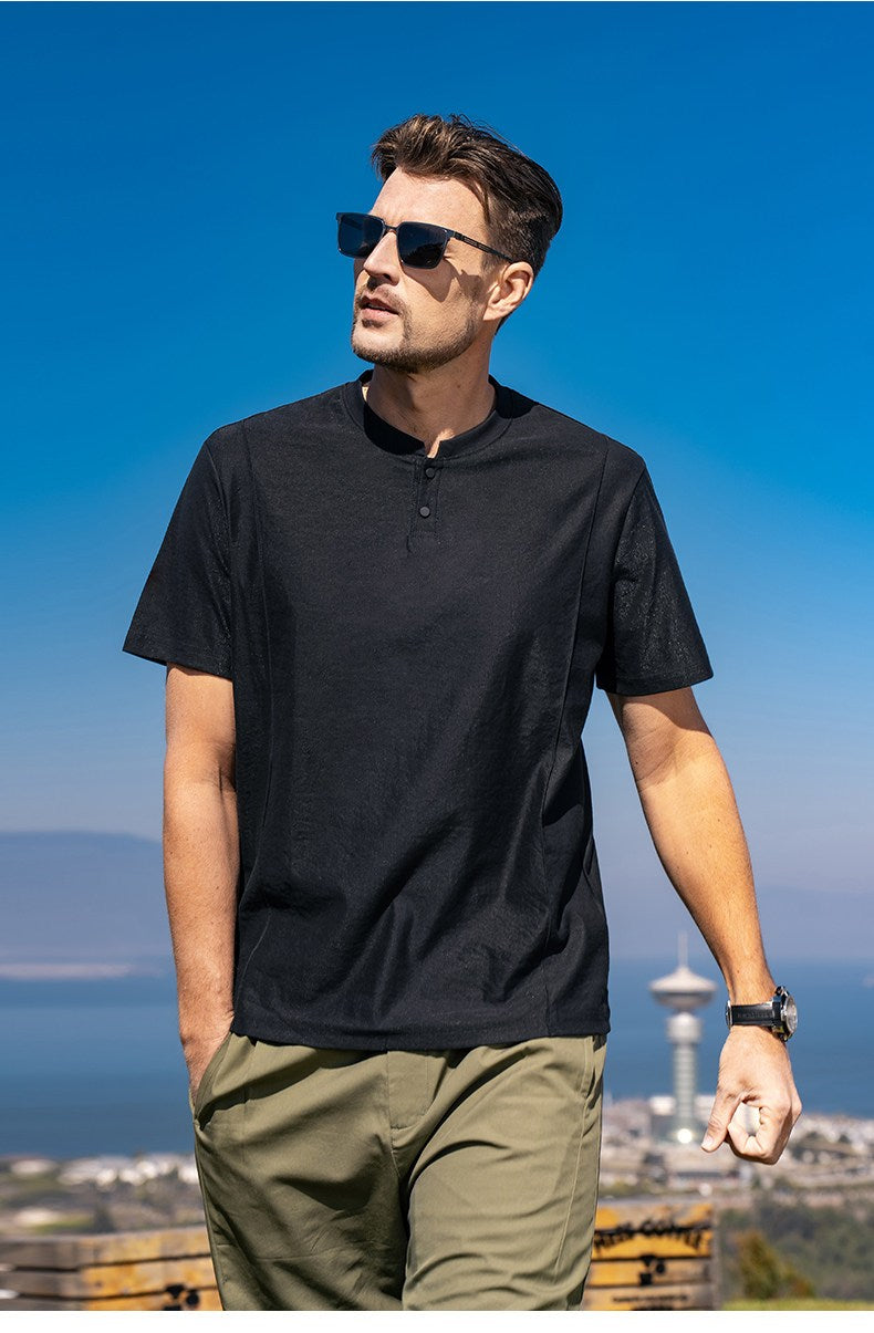 品質のいい 肌触りよい シンプル Tシャツ U-80095