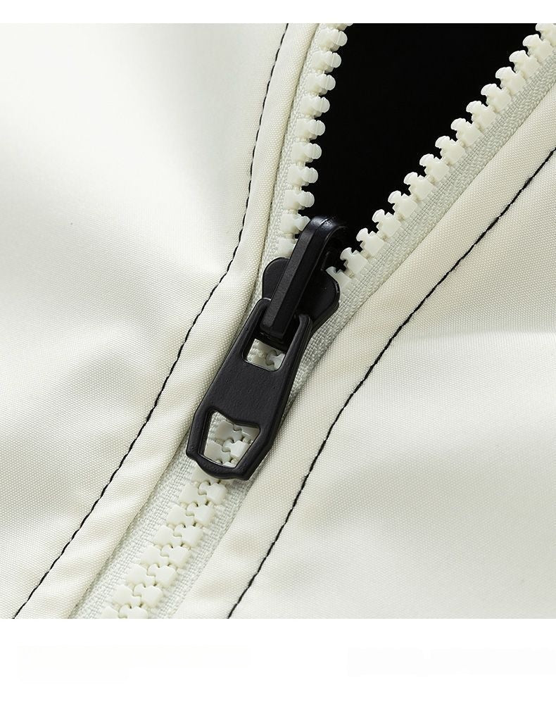 『雨の日も安心』合わせやすい 撥水加工リバーシブル 男女兼用 ライトジャケット U-13111