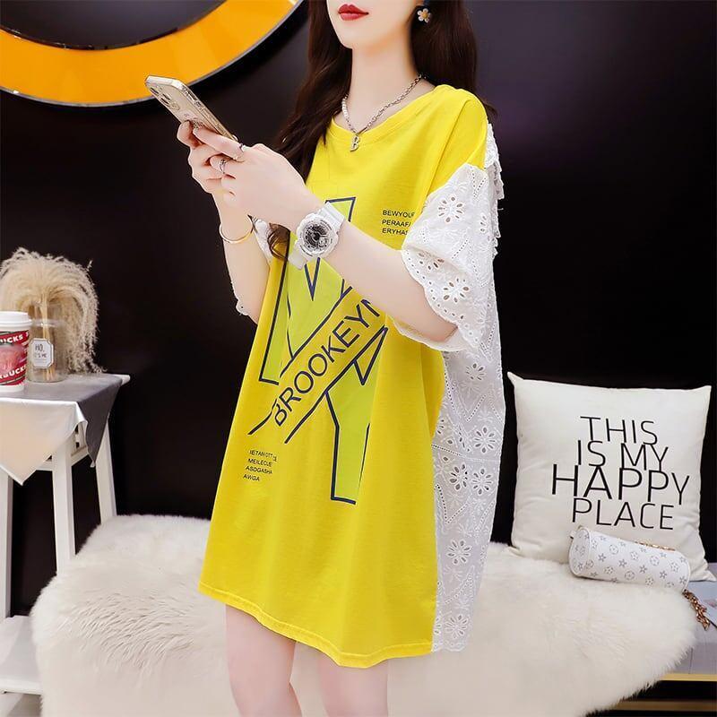デザイン感 3色選択可 合わせやすい プリント Tシャツ カットソー＜U-3095＞
