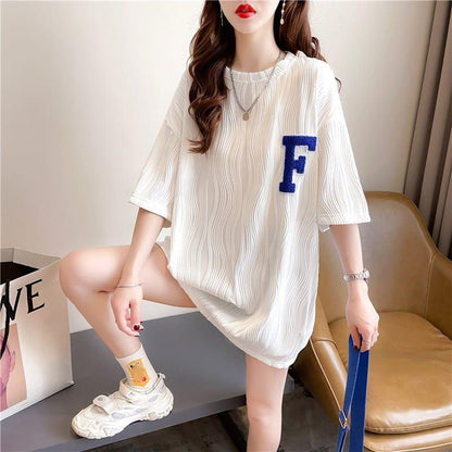 好感度満載 ラウンドネック 美感いっぱい Tシャツ カットソー＜U-3061＞