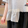 【人気商品再入荷】美人度アップ 好感度UP 海外トレンド カジュアル 全3色 半袖 Tシャツ ＜U-11499＞