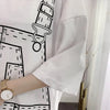 ゆったり感アップ プリント オシャレ度満点 ワンピース＜U-3093＞