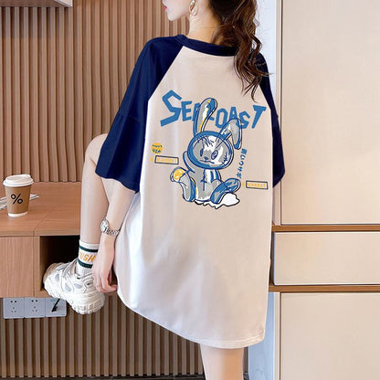 定番シンプル プリント 4色選択可 Tシャツ カットソー＜U-8274＞