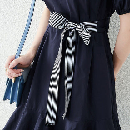 新商品 エレガント 上品 知的 シンプル ワンピース＜U-8275＞