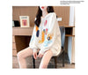 韓国系ビックロゴパーカートップス三色あり＜U-4329＞