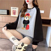 【秋の初めの割引！！】デザインセンスセーター韓国風ゆったり薄手トップス<U-5055>