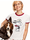 着瘦せ プリント 半袖 配色 カジュアル Tシャツ F-13496