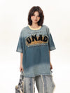 話題沸騰中 絶対流行 売れ筋 早い者勝ち カジュアル デニム 2色選択 Tシャツ<U-11179>