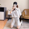 定番シンプル 真夏も快適 上質 カジュアル 半袖Ｔシャツⅹパンツセット全2色<U-9102>