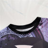 夏新作 オーバーサイズ ラウンドネック プリントTシャツ ゆったり ワンピース＜isf-2996＞