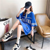 デザイン感 切り替え チャーミング プリント Tシャツ カットソー＜U-3623＞