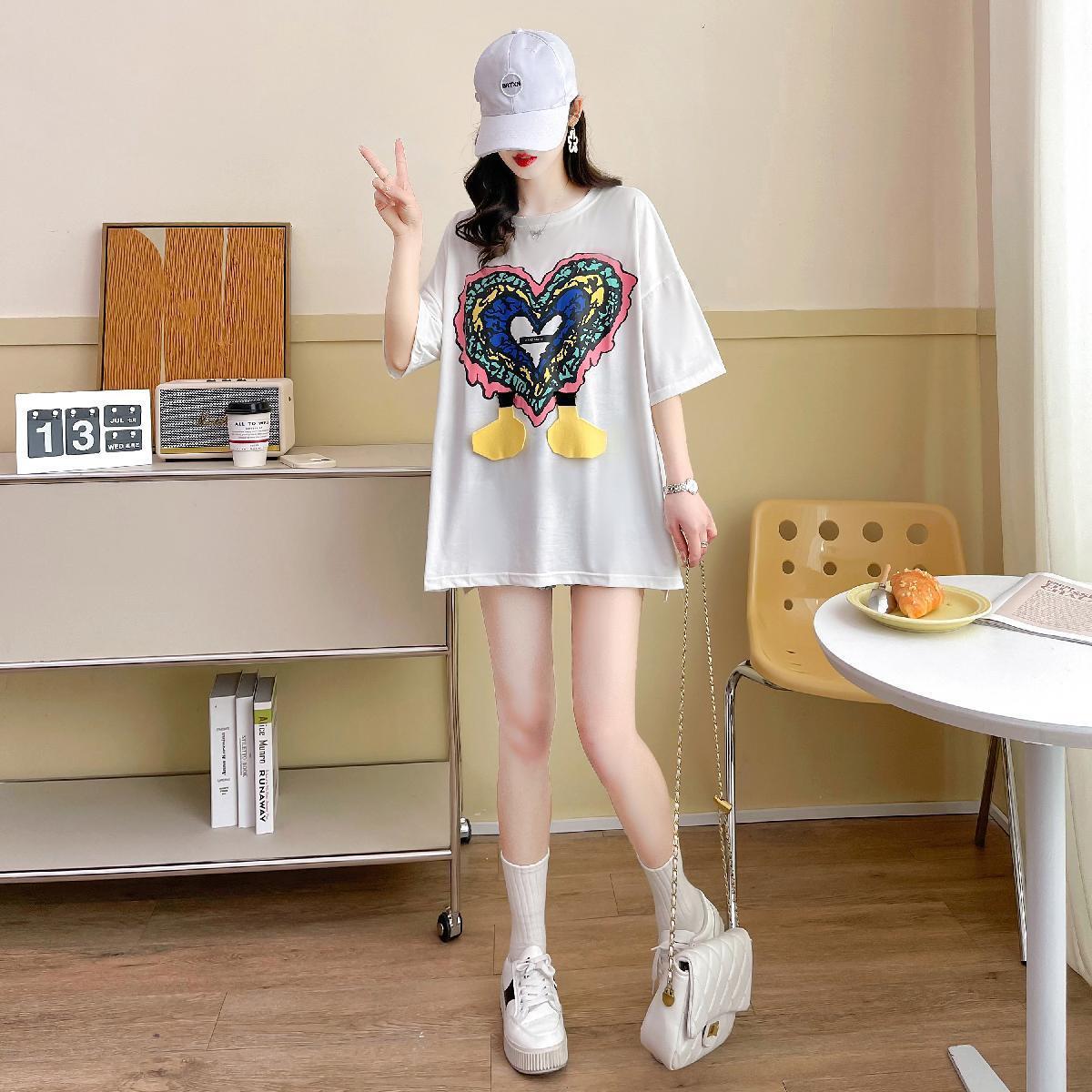 おすすめ シンプル カジュアル ゆったり 半袖Tシャツ＜U-8136＞