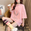 オシャレ度満点 切り替え 着心地抜群 プリント Tシャツ カットソー＜U-3549＞