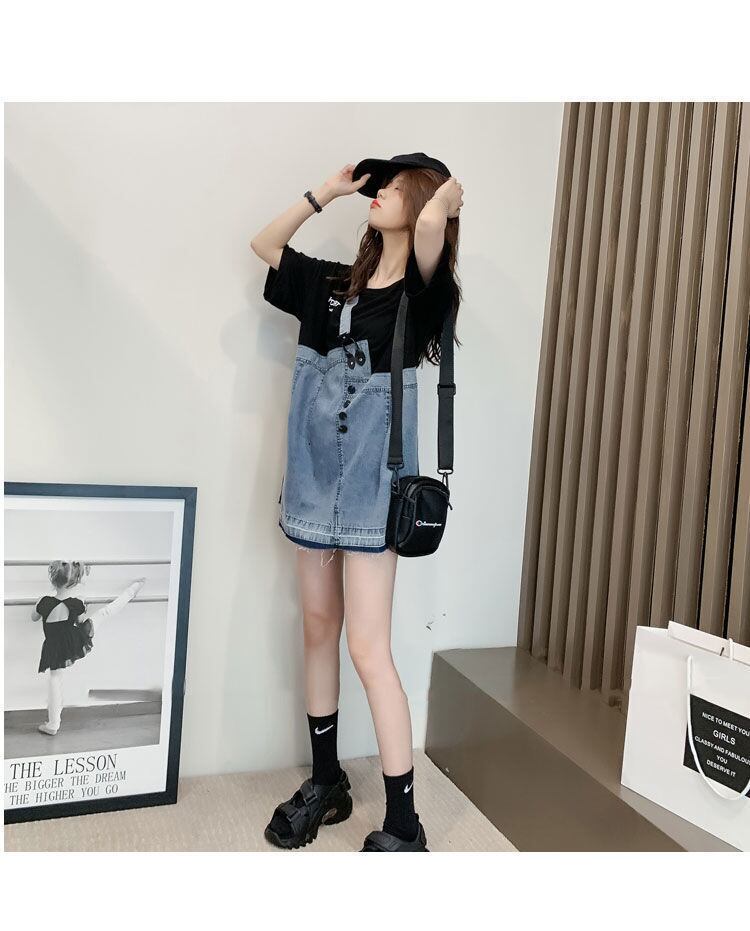 個性的なデザイン 2色選択可 一目惚れ レイヤード風 Tシャツ カットソー＜U-8286＞