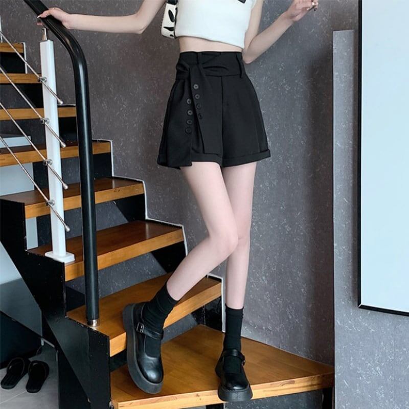 美感いっぱい ハイウエスト 着心地抜群 パンツ ボトムス＜U-3360＞