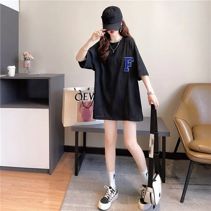 好感度満載 ラウンドネック 美感いっぱい Tシャツ カットソー＜U-3061＞