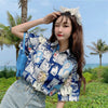 絶対欲しい オシャレ 韓国風ファッション デザイン 半袖シャツ ＜U-9209＞