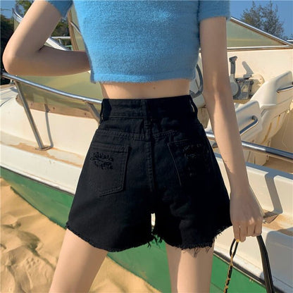 清涼感たっぷり ハイウエスト ファッション パンツ ボトムス＜U-3361＞