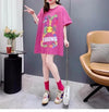 おすすめ新作 プリントTシャツ ロング オーバーサイズ＜U-2828＞