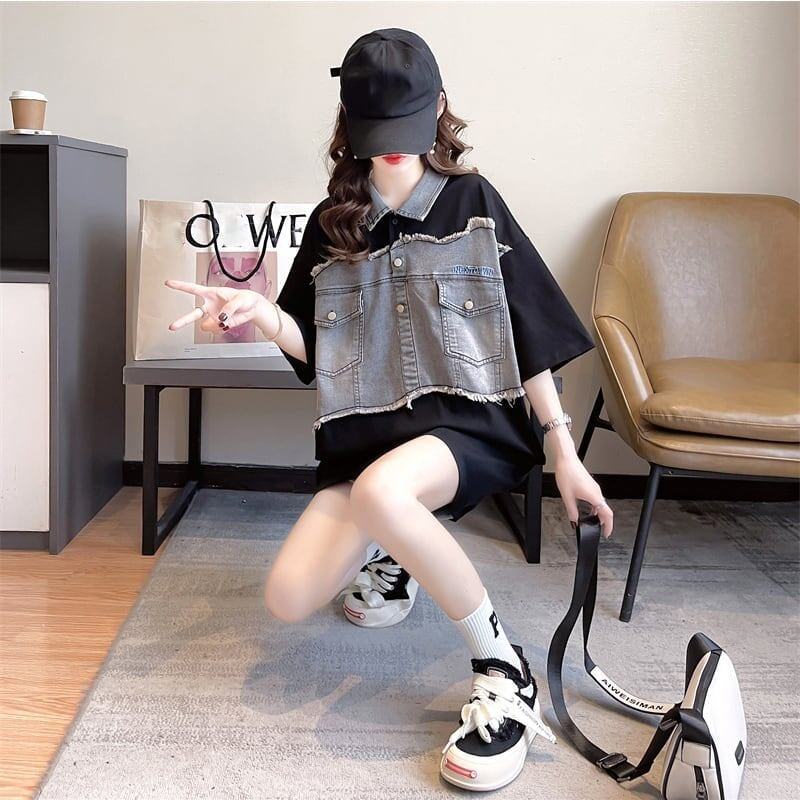 スタイリッシュ プリント 一目惚れ Tシャツ カットソー＜U-3358＞