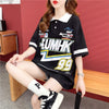 着心地抜群 切り替え 女性力を高める プリント Tシャツ カットソー＜U-3524＞