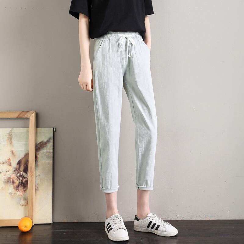 定番シンプル  ファッション ゆったりパンツ<U-6541>