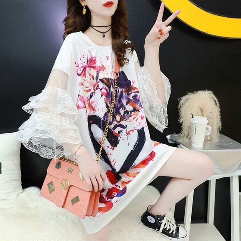 ベストセラー 気質満点 ロングTシャツ エレガント 着心地良い 涼しい U-884