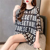 スタイリッシュ 一目惚れ アルファベット Tシャツ カットソー＜isf-3043＞