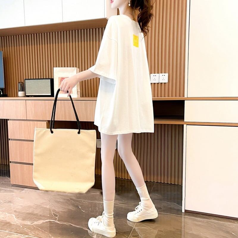 スタイリッシュ プリント 一目惚れ Tシャツ カットソー トップス＜U-3135＞