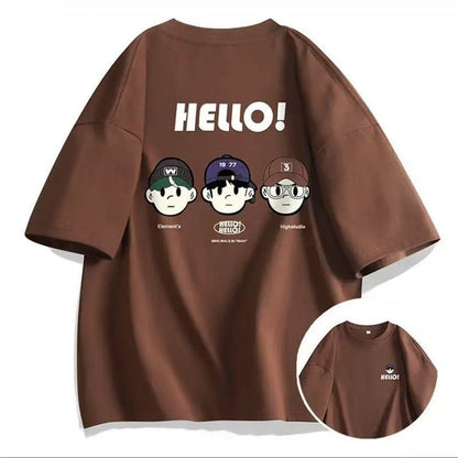 キュート 売り切れ必至 定番シンプル 着回し力抜群 全5色 半袖Tシャツ<U-11642>