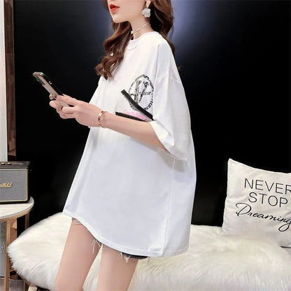 デザイン感 3色選択可 合わせやすい Tシャツ カットソー＜U-3055＞