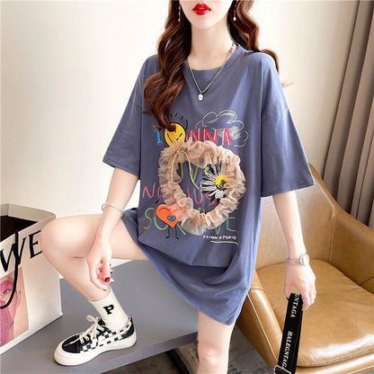 話題沸騰中 高級感溢れる オシャレ度満点 3色選択可 Tシャツ カットソー＜U-8293＞