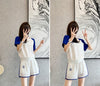 好感度UP カジュアル 絶対欲しい 全2色 半袖 Tシャツ ショートパンツ セットアップ ＜U-8938＞
