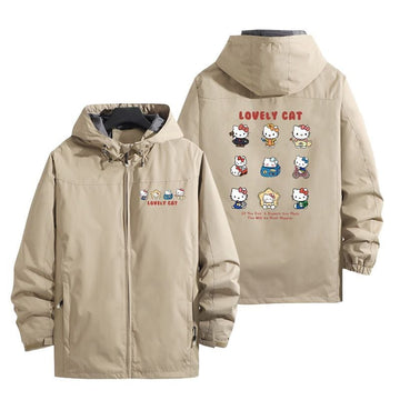 【3way】新商品 冬服 防寒 暖かい 脱着可能ボアライナー付き 撥水加工男女兼用 マウンテンジャケット U-12657