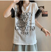 大好評 特別デザイン 着回し力抜群 ゆったり 全2色 半袖Tシャツ＜U-8826＞