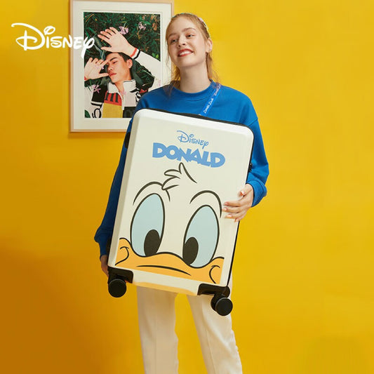【数量限定】Disney ドナルドダック スーツケース | 注目度No.1！キュートなフェイス柄 キャリーケース U-60002