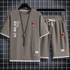 男女兼用 スポーツ風 Tシャツ & ショーツ セットアップ U-13155