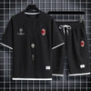 男女兼用 スポーツ風 Tシャツ & ショーツ セットアップ U-13156