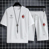 男女兼用 スポーツ風 Tシャツ & ショーツ セットアップ U-13156