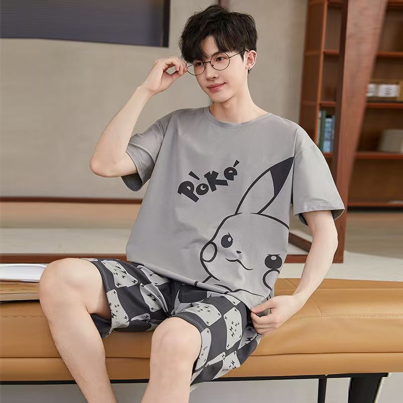 売れ筋 パジャマ Tシャツ & ショーツ セットアップ U-13467