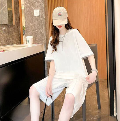 定番シンプル 半袖Ｔシャツⅹパンツセット全4色 カジュアル <U-8732>