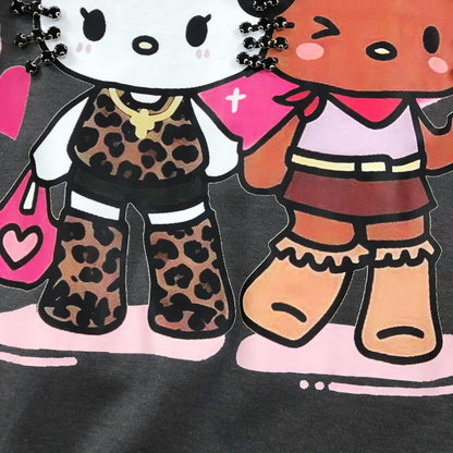 売れ筋 カジュアル プリント Tシャツ U-13472