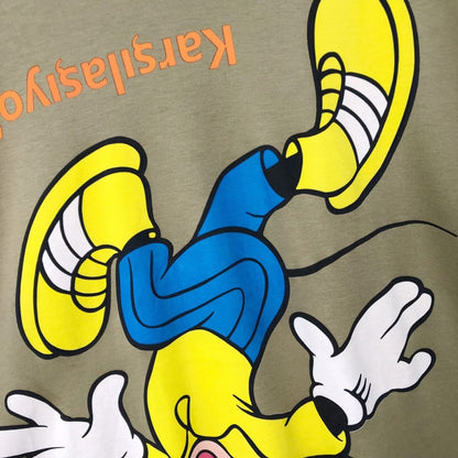 人気トレンド 新作 カジュアル プリント Tシャツ U-13475