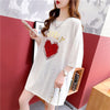話題沸騰中 ファッション 個性派 プリント 全3色 半袖Tシャツ<U-8508>
