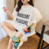 美人度アップ 透かし彫り レース ルーズ 半袖 Tシャツ ＜U-8671＞
