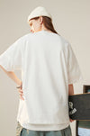 絶対欲しい デザイン性抜群 売り切れ必至 ファッション プリント 4色選択 半袖Tシャツ＜U-9293＞