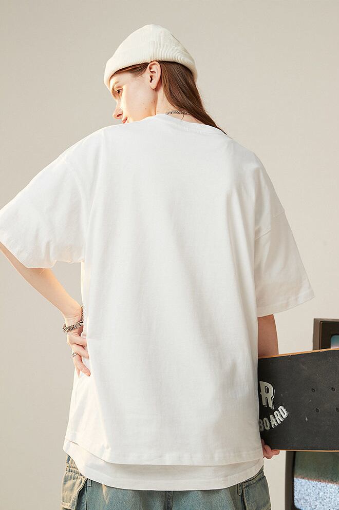 絶対欲しい デザイン性抜群 売り切れ必至 ファッション プリント 4色選択 半袖Tシャツ＜U-9293＞