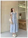 大人可愛い カジュアル 体型カバー ワンピース U-80081