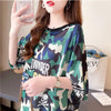 ファッション チャーミング プリント Tシャツ カットソー ワンピース＜isf-3494＞
