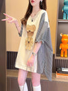 美人度アップ  ファッションルーズ 厚手フード付きパーカー全2色<U-4727>